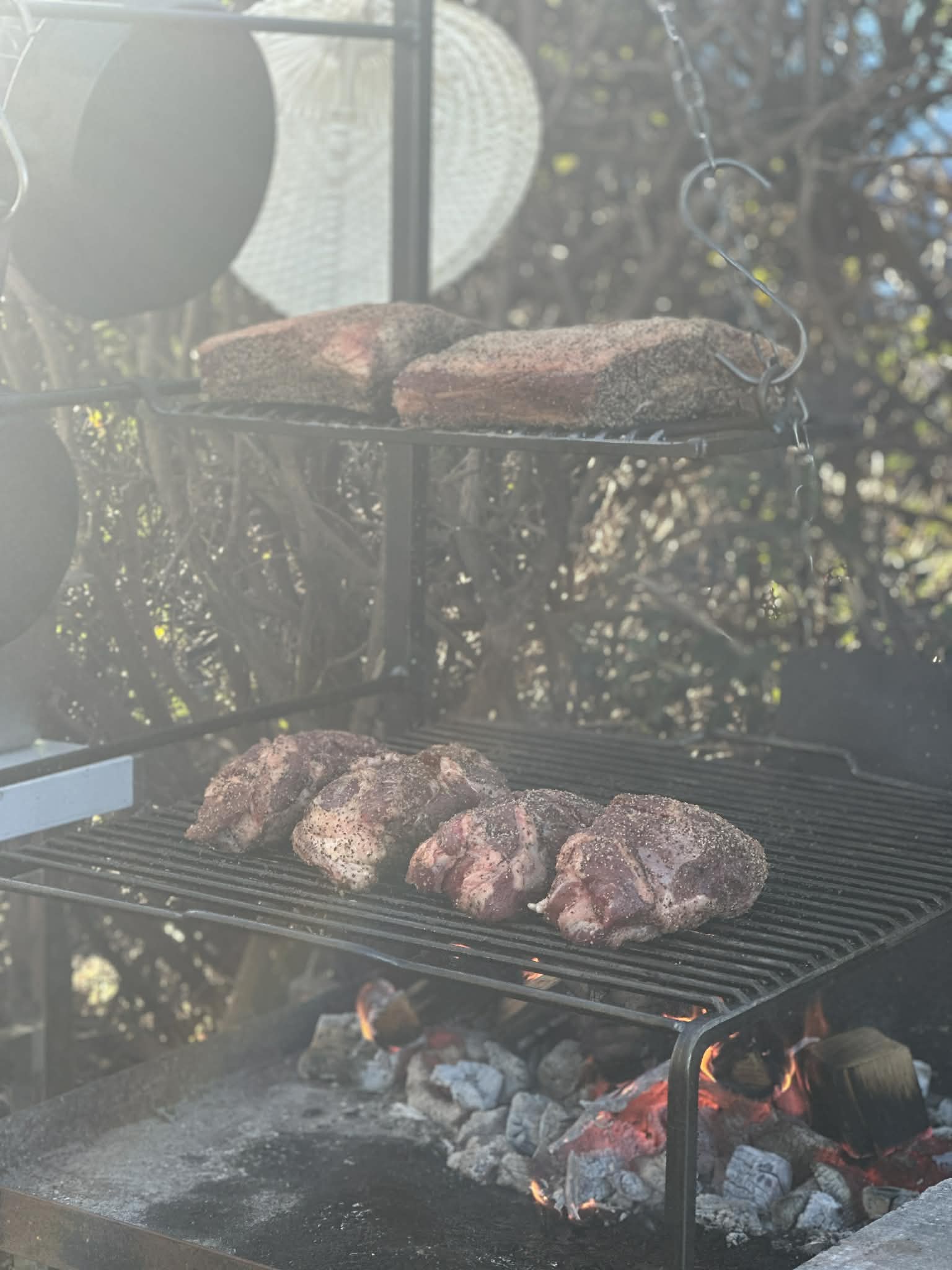 Private chef grilling service bringing authentic global grilled flavors to your home